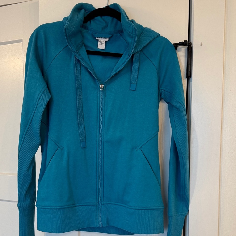 Athleta Turquoise Zip-Up Hoody - NWOT